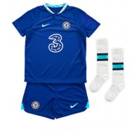Dres Chelsea Jorginho #5 Domaci za djecu 2022-23 Kratak Rukav (+ kratke hlače)